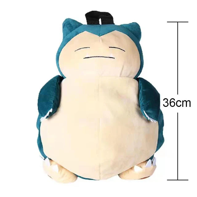 New Pokémon Gengar Plush Backpack — Style Eevee & Snorlax Schoolbag, Cosplay Bag & Xmas Gift