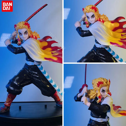 Demon Slayer Anime Figure — Tanjirou, Zenitsu & Kyoujurou PVC Action Toy Collectible Gift for Kids