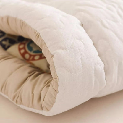 Cotton Floral Sofa Cover - Anti-Slip Couch Cushion & Tatami Furniture Protector