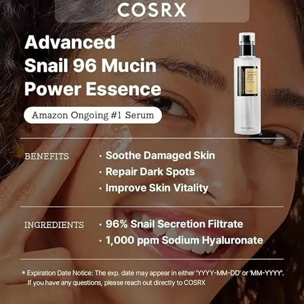 Cosrx Nourish Snail Mucin Power Repair Essence – Hydrating Toner with Hyaluronic Acid for Brightening & Skin Nourishment
