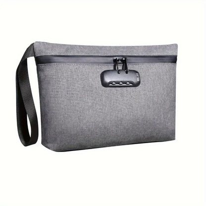 Smell-Proof Pouch with Combination Lock – Easy Storage Bag for Travel & Home Use