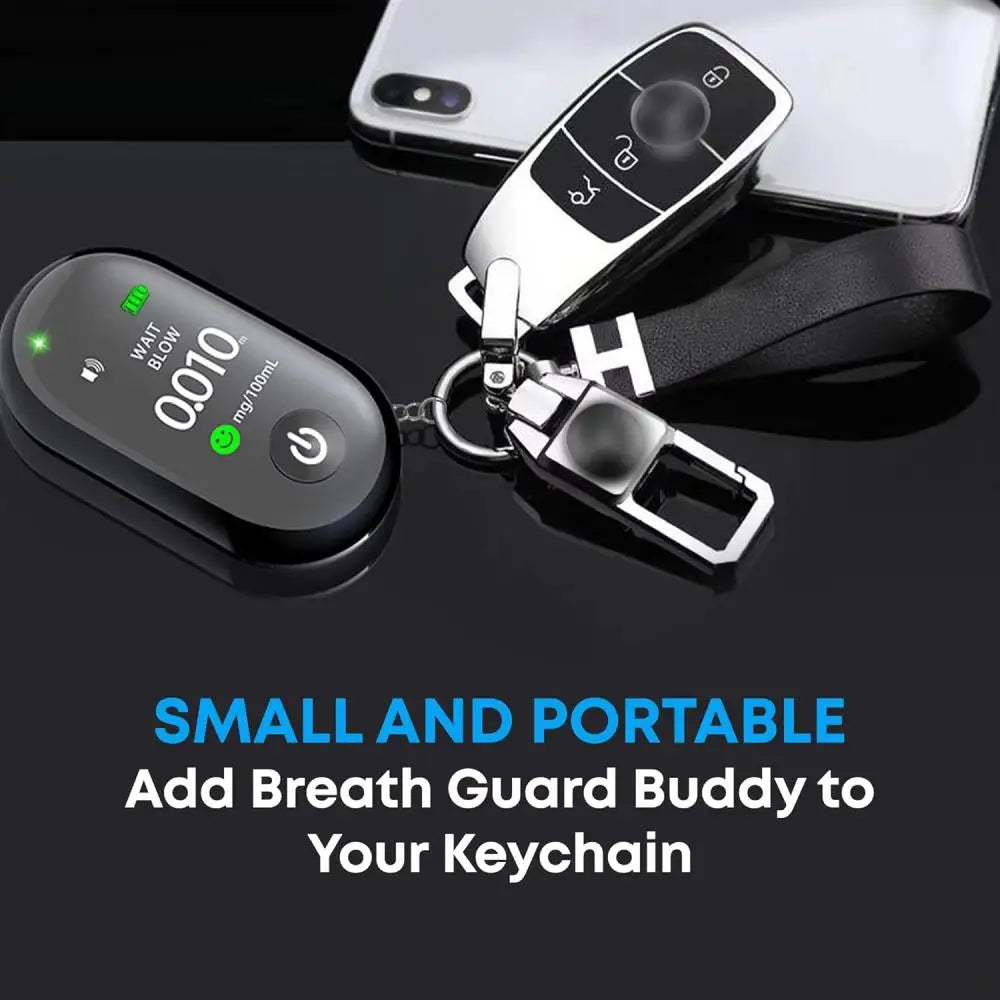 New Mini USB Rechargeable Alcohol Breathalyzer – Professional Alcoholometer with Large Battery Capacity