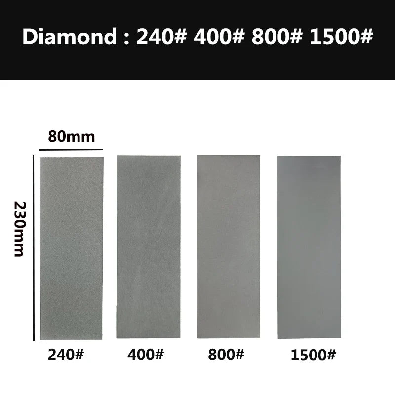 1000 Grit Diamond Plate Sharpening Stone – Large Whetstone for Professional Knife & Blade Sharpening, Apex Edge Tool