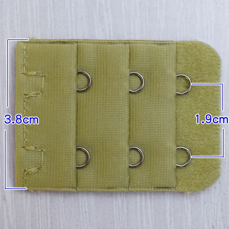 3.8cm 2-Hook Bra Extender Clip – Adjustable Back Belt Buckle for Women’s Underwear & Soft Bra Extension