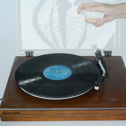 Vinyl Record Cleaning Kit — Anti-Static Brush & Cleaner for Turntables and Gramophones