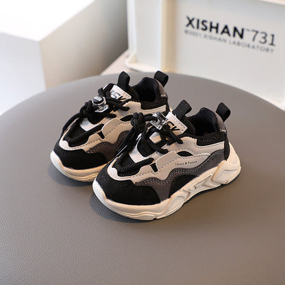 Kids Sport Shoes – Breathable Mesh Boys & Girls Sneakers for Spring & Autumn Outdoor Running