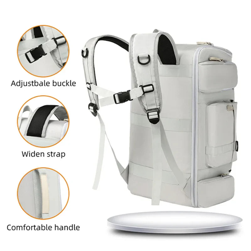 Large Capacity Gym Bag – Travel Backpack with Wet/Dry Separation, Shoulder Bags for Yoga, Fitness & Outdoor Sports