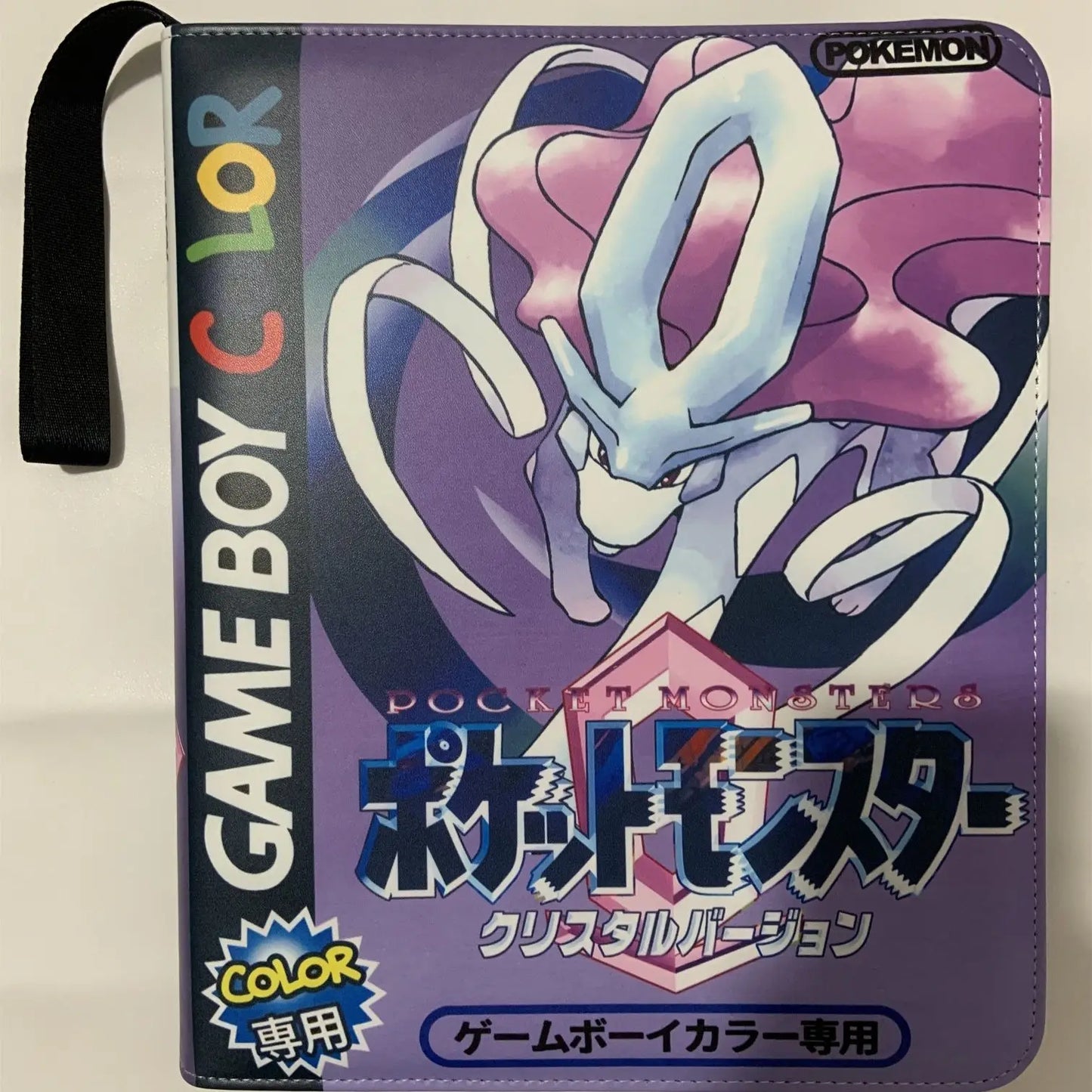 New Pokémon Pikachu Battle Card Binder — Zippered Card Holder for VMAX Game Card Collection, Anime Toys & Gifts