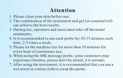 3-in-1 Beauty Body Slimming Massager – Cavitation Machine for Face & Body Tightening, Lifting, and Skincare