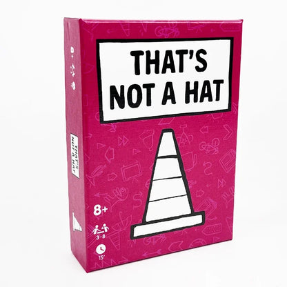 Unique That’s Not a Hat Party Game – English Tabletop Card Game for 3-8 Players, Fun Family & Friends Board Game