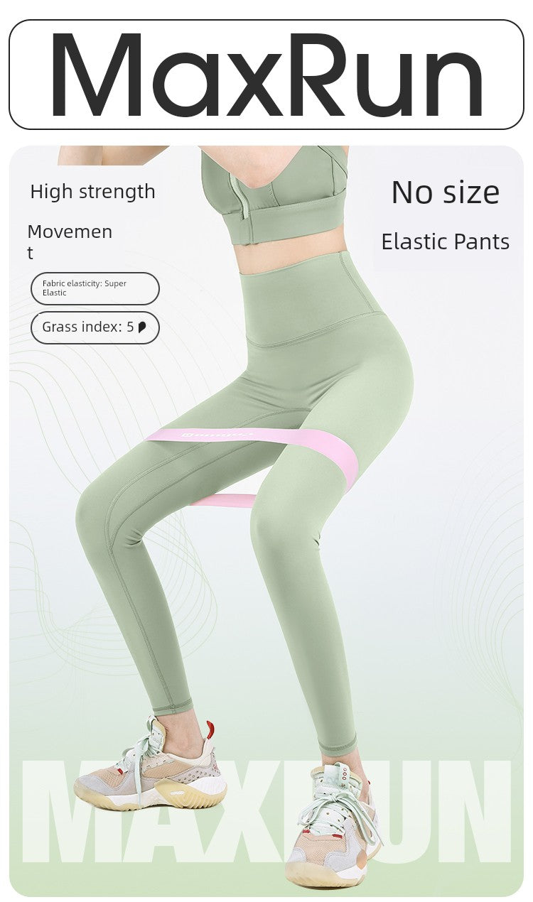 Maxrun Plus Size High Waist Workout Pants – Hip Lifting and Belly Control Fitness Leggings