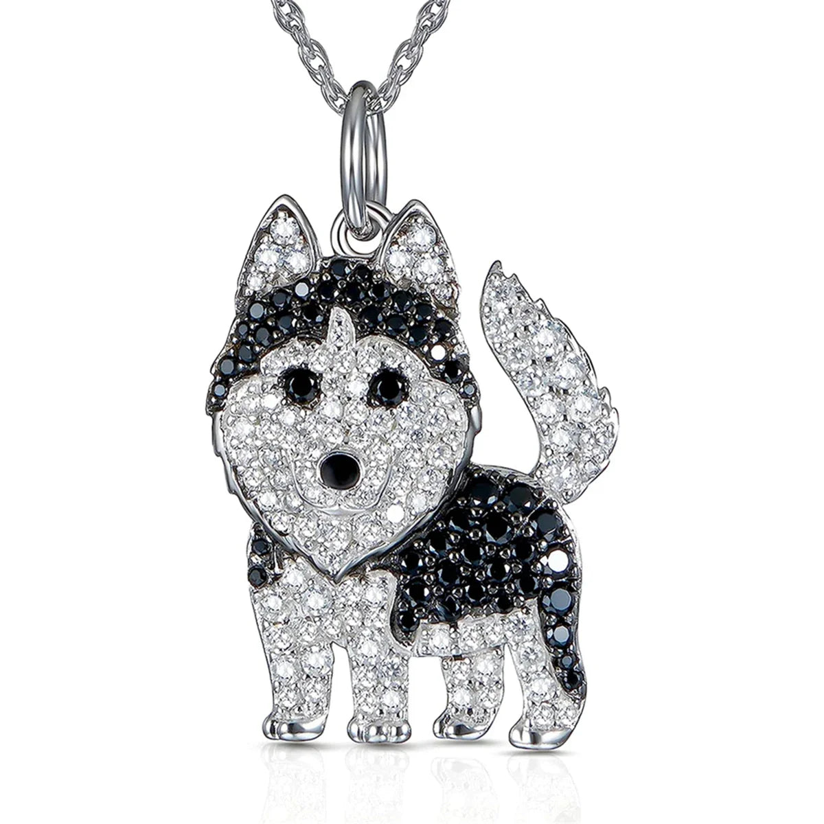 Schnauzer Dog Pendant Necklace – Cute & Elegant Puppy Jewelry for Women, Perfect Gift for Dog Lovers