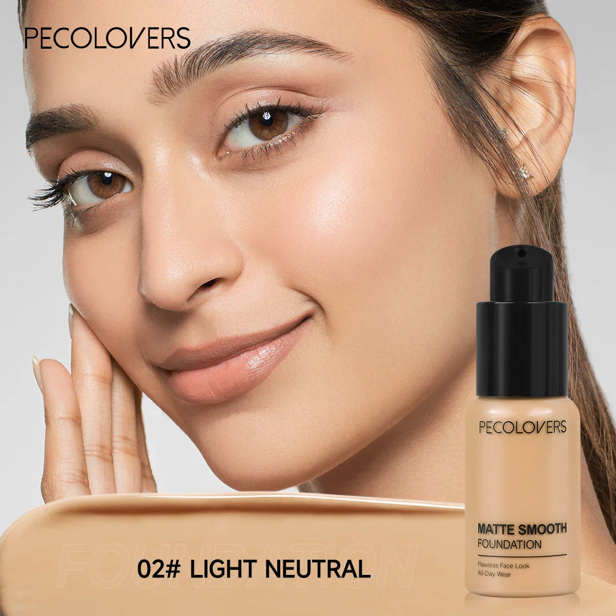 Full Coverage Concealer Foundation – Long-Lasting Waterproof Matte Finish for Natural Flawless Daily Makeup