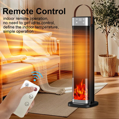 2000W Electric Space Heater – Portable PTC Fan Heater with Remote Control for Home, Office & Hot Air Blower