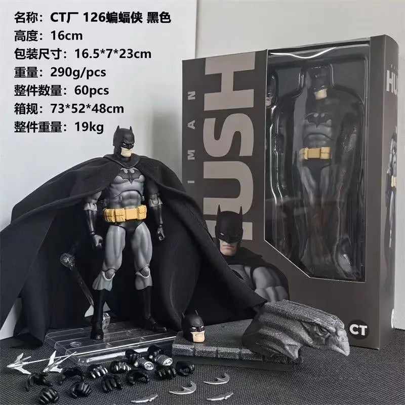 CT Toys Batman Action Figure – Mafex 126 DC Justice League Hush Collectible Toy