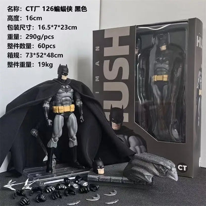 CT Toys Batman Action Figure – Mafex 126 DC Justice League Hush Collectible Toy