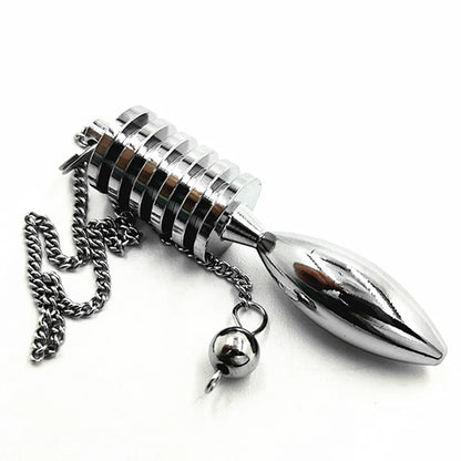 # Brass Isis Pendulum - Pointed Cone Dowsing & Divination Pendant