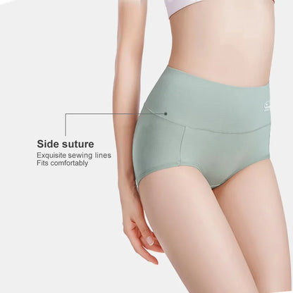 5-Pack Women’s High Waist Cotton Underwear – Tummy Control & Butt Lift, Breathable Antibacterial Comfort, No Ride-Up