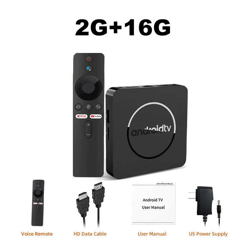 Q10 Android 14 TV Box – Allwinner H313 8K Media Player with 64GB/128GB ROM, Dual WiFi 2.4G&5G, Voice Control Set-Top Box