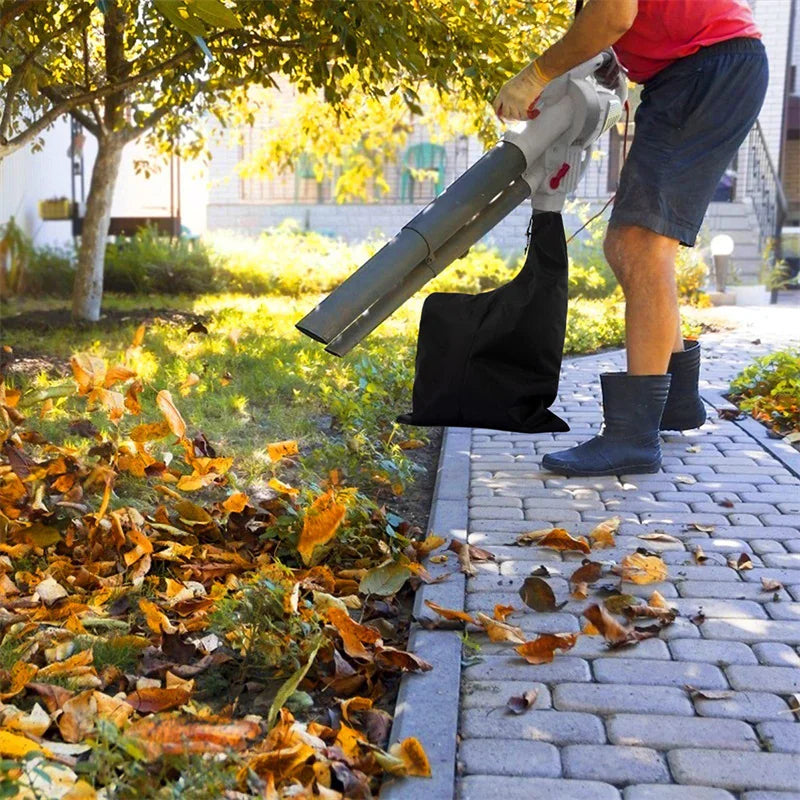 Universal Adjustable Leaf Blower Replacement Bag – Self-Unloading Leaf Collection Vacuum Storage Bag