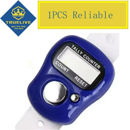 1/3/5PCS Mini Digital Finger Counter – Electronic Tally Clicker Ring for Knitting, Rows, Stroke & More