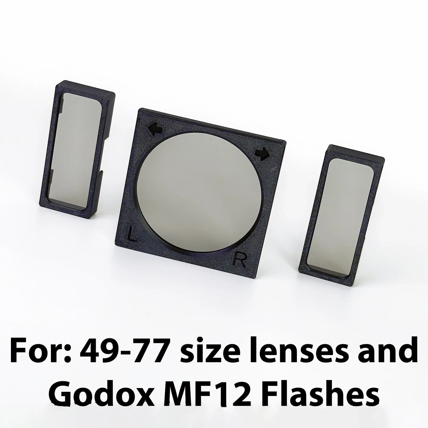 Godox MF12 Dental Photography Polarizer Kit Cross-Polarization Flash Set for Reflection-Free Intraoral & Clinical Imaging