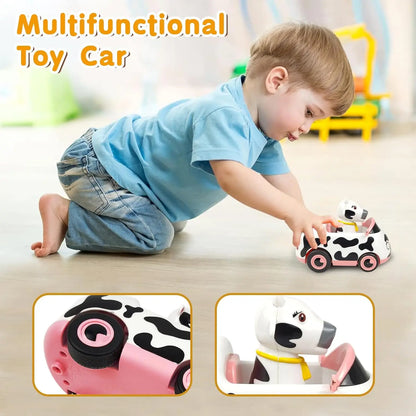 La Granja De Zenon Bartolito Pull-Back Toy Car – Inertia Car Set for Kids 1-3 Years, Birthday Gift