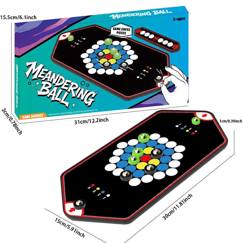 Curve Mobile Ball Game - Interactive Two-Player Strategy Toy for Kids & Adults