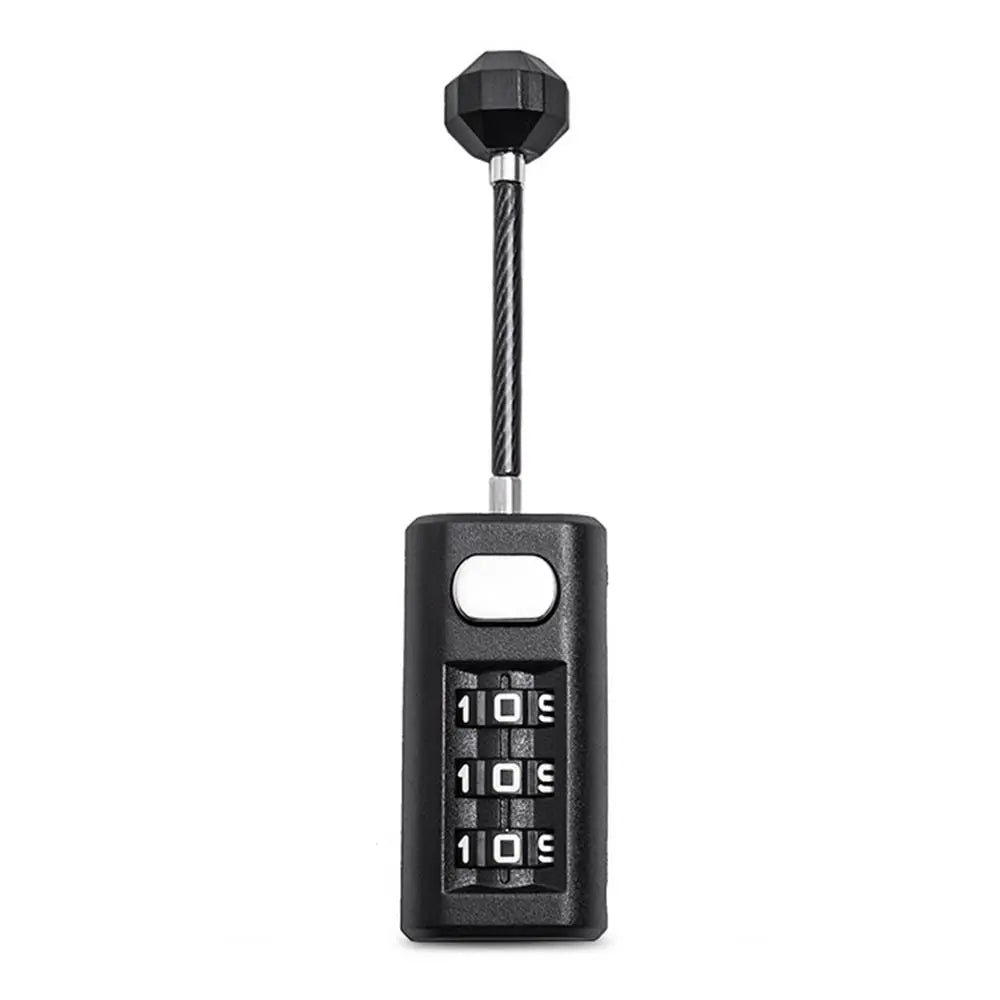 3-Digit Combination Lock – Mini Luggage, Backpack, and Cabinet Padlock with Resettable Code