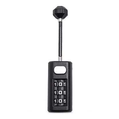 3-Digit Combination Lock – Mini Luggage, Backpack, and Cabinet Padlock with Resettable Code