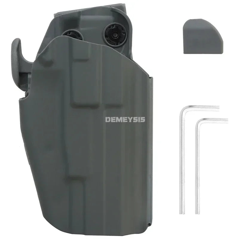 Adjustable Tactical Gun Holster – Lightweight Waist Pistol Carry Case for Right/Left Hand Shooting, Hunting & Outdoor Use