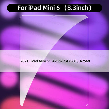 Tempered Glass Screen Protector for iPad – Compatible with 2019/2020 10.2", iPad Pro 11", Air 3 10.5", Mini & 9.7" Models