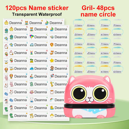 149pcs Personalized Name Stamp Set – Waterproof, Non-Fading Baby & Kindergarten Engraved Seals, Perfect Student Gift