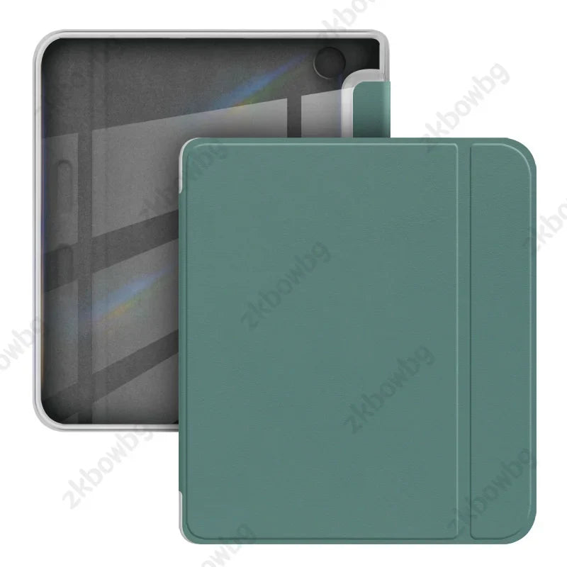 Slim PU Leather Case for KOBO Libra — Shockproof Smart Cover for Libra Colour 2024, Libra 2 2021 7" N428 N418 eBook with Clear Back