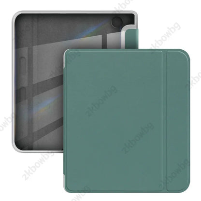 Slim PU Leather Case for KOBO Libra — Shockproof Smart Cover for Libra Colour 2024, Libra 2 2021 7" N428 N418 eBook with Clear Back