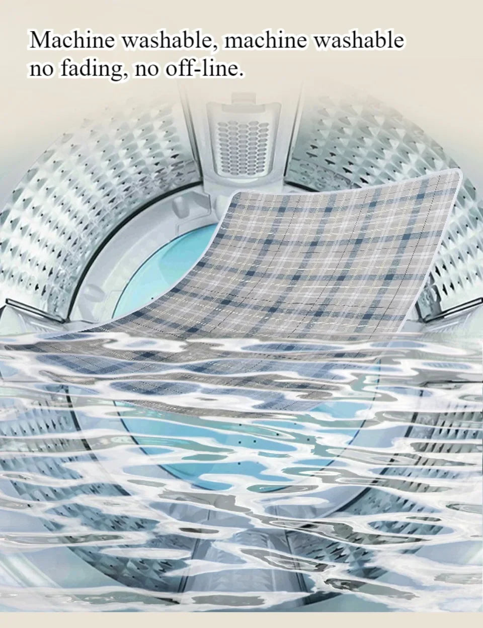 Breathable Waterproof Urine Mattress – Washable Cotton Bed Cushion for Nursing & Diaper Care, Extra Large Size