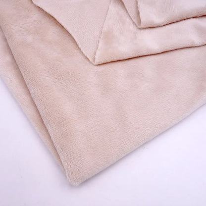 160CM/63" Wide Minky Plush Fabric – Super Soft Flannel Fabric for DIY Dolls, Toys, and Crafts, Sold by the Meter