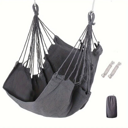 Leisure Fabric Hammock Chair – Outdoor Swing Dormitory Anti-Rollover with Storage Bag