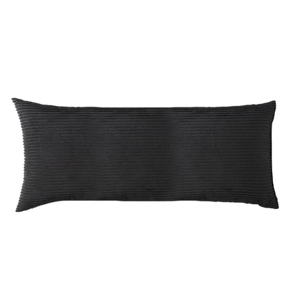Striped Corduroy Body Pillow Cover - Plush Long Cushion Case for 50x70/50x100/50x120CM Bedding & Home Comfort