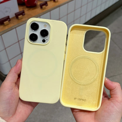MagSafe Liquid Silicone Phone Case - Magnetic Wireless Charging Cover for iPhone 11-17 Series Pro Max Plus Models