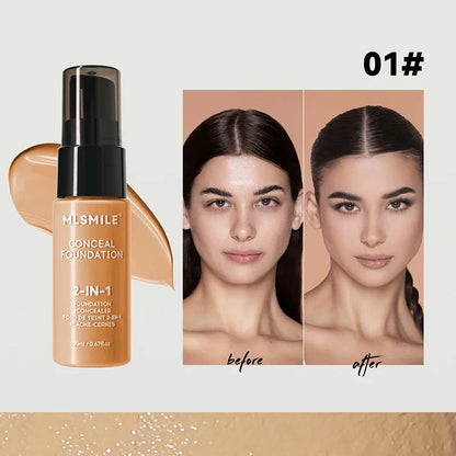 Oil-Control Matte Face Foundation Cream – Waterproof Full Coverage BBCream for Professional Makeup