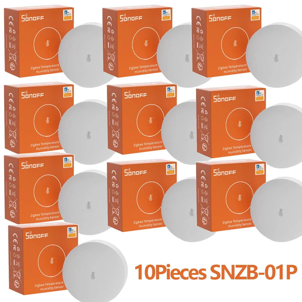 SONOFF SNZB-02P Zigbee Temperature & Humidity Sensor – Smart Home Thermometer, Works with Alexa, Google Home & SmartThings