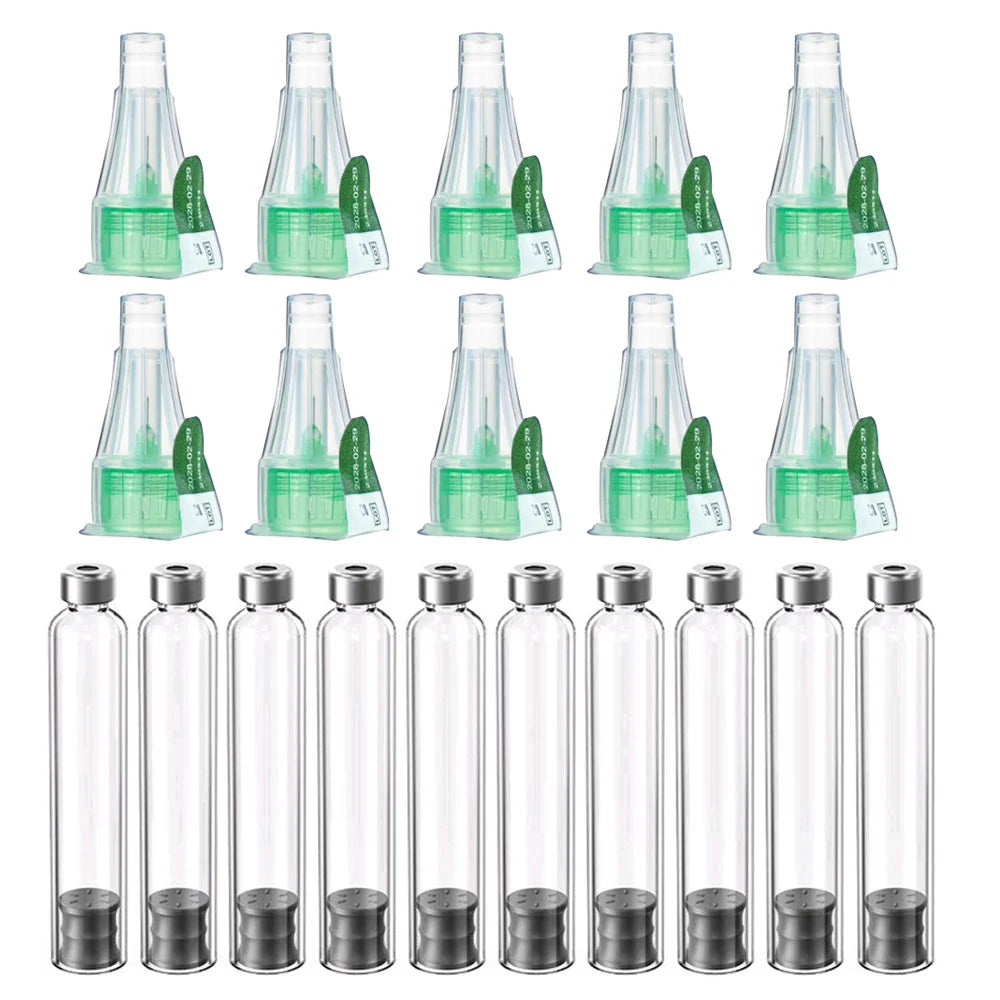 Magic Pen Tattoo Kit – 3ml Empty Cartridge Bottles with Individual Packaging for Medical Aesthetics & Lilly Insulin Pen