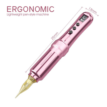 BIOMASER U1 Wireless Rotary Tattoo Pen — Professional PMU Machine for Eyebrow, Lip & Microblading Permanent Makeup