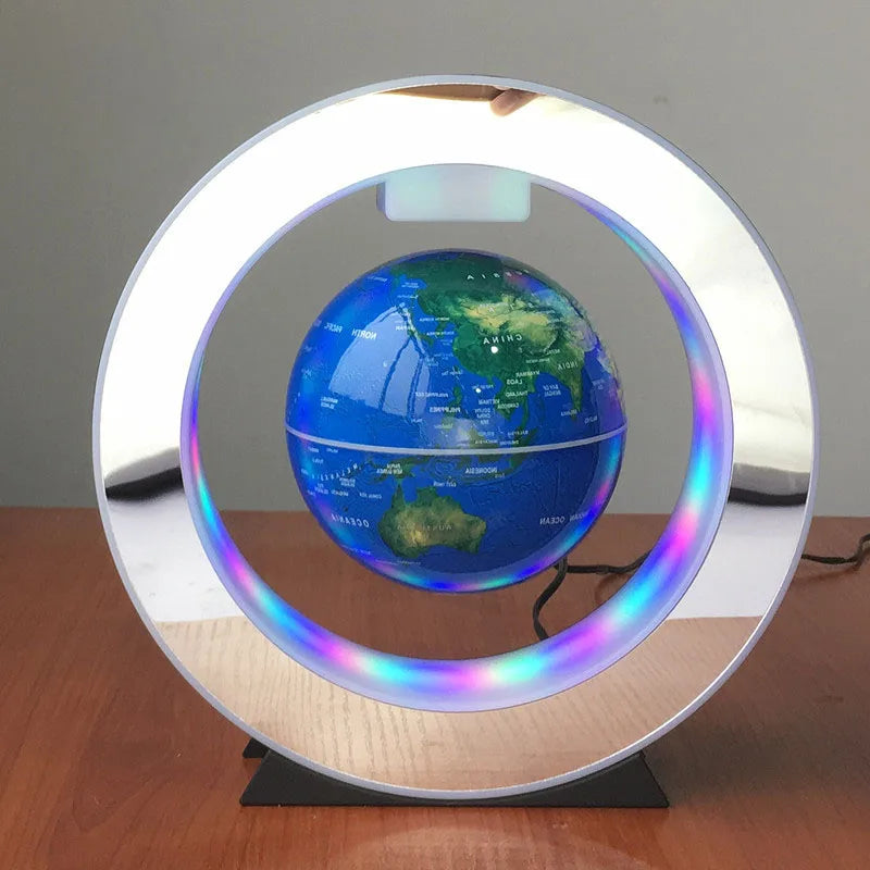 Magnetic Levitation Globe – 4" & 6" Desk Decoration for Office & Living Room, Perfect for Birthday & New Year Gifts