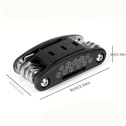 16-in-1 Rotating Socket Wrench Set – Non-Slip Stainless Steel Universal Tool for Home & Car Repair & Maintenance