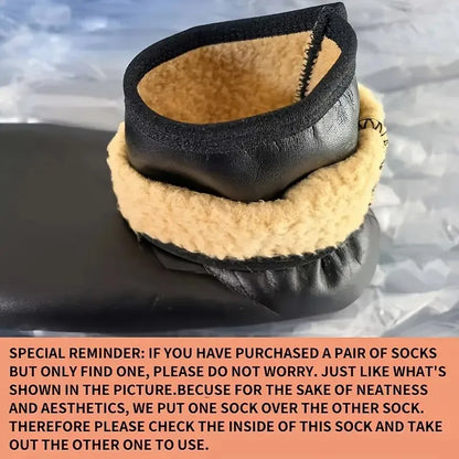Warm Winter Socks - Thick Plush Windproof Outdoor and Indoor Floor Socks for Men & Women