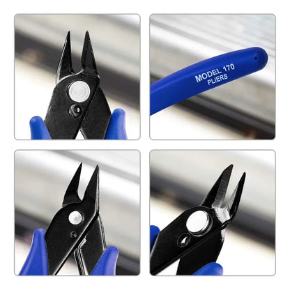 3D Printer Tool Kit – Electronic Wire Pliers, Trimming Knife, Scraper, Deburring Cutter & Tweezers Set