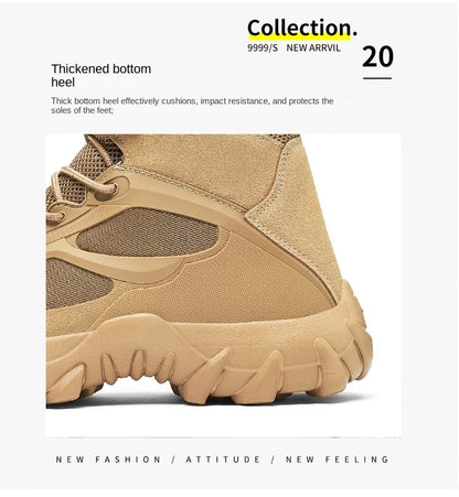 Men's Tactical Boots - Lightweight Autumn Special Forces Field Boots, Non-Slip Outdoor Shoes for Men (Zapatillas Hombre)
