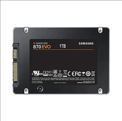 SAMSUNG 870 EVO SSD – 1TB, 2TB, 500GB, 250GB Internal Solid State Drive, SATA3 2.5 Inch for Laptop & Desktop PC